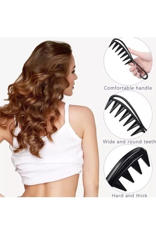 Okavango Style Collection Siyah Tarak Çok Renkli