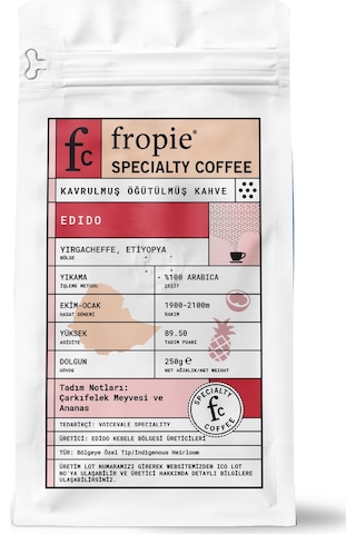 Fropie Nitelikli Kahve Etiyopya Öğütülmüş 250 G