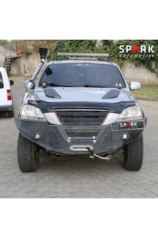Kia Sorento 2002-2006 Yılları Arası Uyumlu Kaput Rüzgarlığı 4mm Siyah