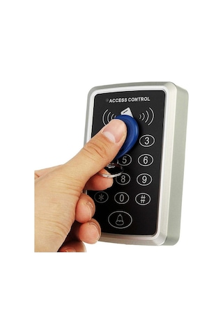 Rfid Şifreli Kapı Kilidi + Su Geçilmez Koruyucu Kılıf + 10 Tag