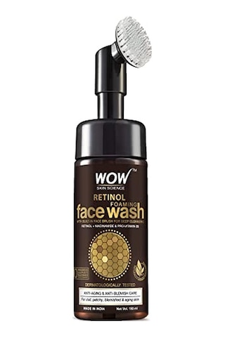 Wow Skin Science Retinol Yüz Temizleme Köpüğü Ve Dahili Fırça-ince Çizgiler, Lekeler Bakım Yüzde Doksan Sekiz