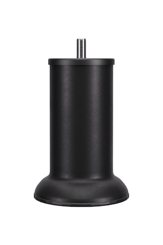 Baza Ayağı 10 Cm M8 Vidalı 6 Lı Set Metal Siyah Yatak Mobilya Ayağı İnce Vida Siyah M8 10 Cm