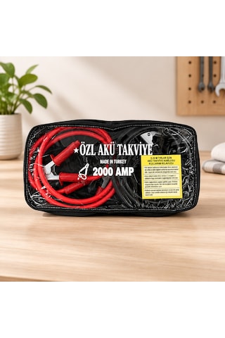 2000 Amp Akü Takviye Kablosu 2 M