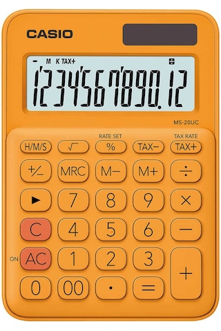 Casio MS-20UC-RG Masaüstü12 Hane Hesap Makinesi