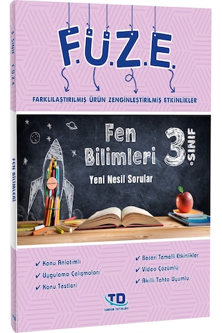 3. Sınıf Füze Fen Bilimleri Soru Bankası 3. Sınıf Füze Fen Bilimleri Soru Bankası