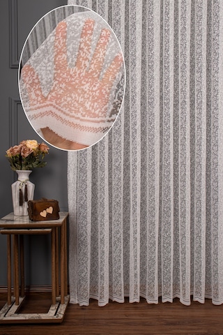 Kar Desen Örme Tül Perde 1165