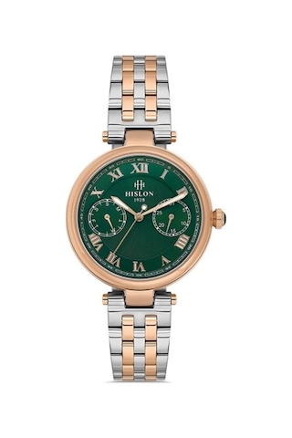 Hislon Qt146t-15sr Kol Saat Altın - Siyah