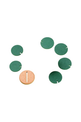 Bardak Altlıkları Kendin Yap Kaktüs Bardak Altlığı, Çiçek Saksısı Tutuculu 6 Parça Set Çok Renkli