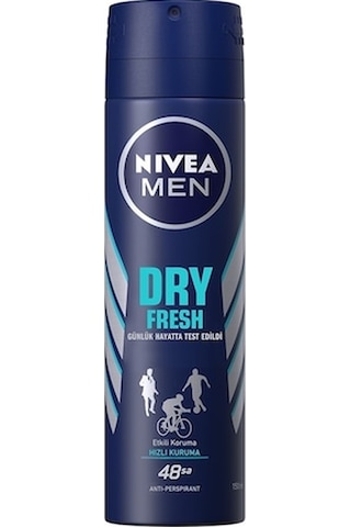 Nivea Dry Fresh Erkek Sprey Deodorant 3 x 150 ML