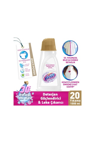 Vanish Kosla Oxi Action Gold Beyazlar İçin Sıvı Leke Çıkarıcı 1 L