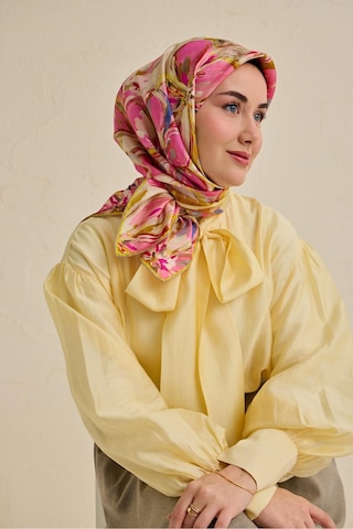 Silk Home Twill İpek Eşarp 11501-18 Pembe