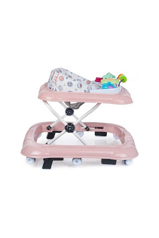 Baby Force Lüks Müzikli Yürüteç Pudra