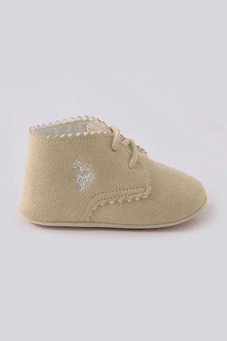 U.S. Polo Assn. Us Polo Kız Bebek Ayakkabı 5274-45981 Krem