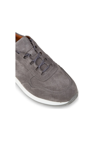 Deery Erkek Hakiki Süet Gri Sneaker Ayakkabı - E8210mgrıe01 Gri