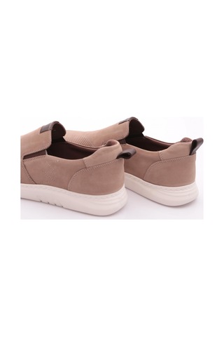 Dgn 6151 Erkek Yani Lastikli Sneaker Ayakkabi Gri Nubuk