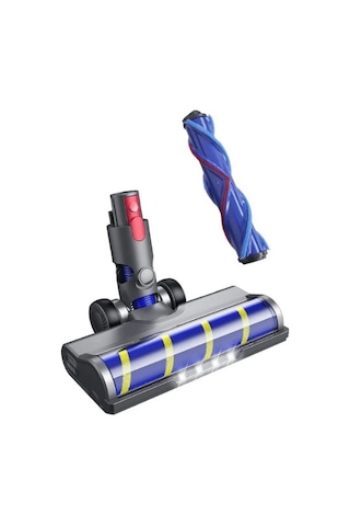 Dyson V12 Uyumlu Led Işıklı Süpürge Başlığı + 2 Adet Değiştirileb