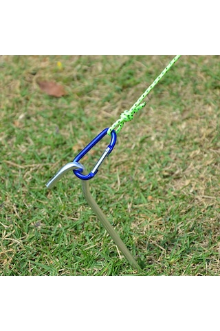 Maiyame 10 Adet 18cm Alüminyum Kamp Çadır Topuzu Seti - Feneri Ve Rüzgar Teli İçin Dayanıklı Tutanak Aksesuarı