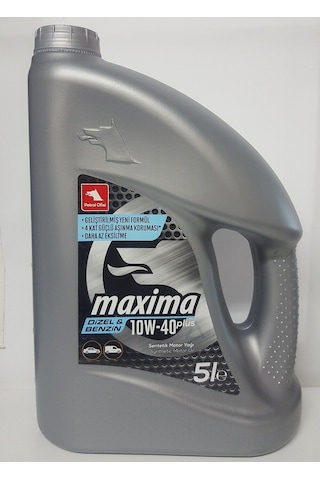 Petrol Ofisi Maxima Plus 10W-40 Sentetik Motor Yağı 5 L