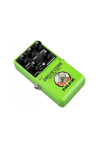Nux Drıvecdmkıı Drive Core Deluxe Mkıı Profesyonel - Gitar Efekt Pedalı Clean Boost Ve Overdrive Bir Arada, 3-yollu Karışım Blend Switch, Sinyal Netliği Koruma Ölçüler: 121 X 77 X 48 Mm