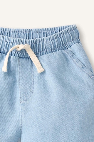 Defacto Elastik Bağlamalı Bel Jean Açık Mavi Şort Erkek Bebek H8191a526hsnm39 Mavi-nm39
