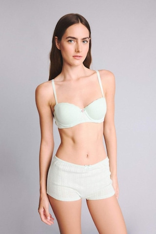 Defacto Delikli Dokuma Desenli Fiyonk Detaylı Nane Yeşili Boxer H3650ax26spgn1139 Yeşil-gn1139