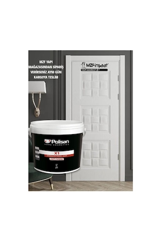 X1 Amerikan Panel Kapı Boyası Beyaz Ipeksi Mat Son Kat Boya 0,75l X1 Amerikan Panel Kapı Boyası Beyaz Ipeksi Mat Son Kat Boya 0,75l