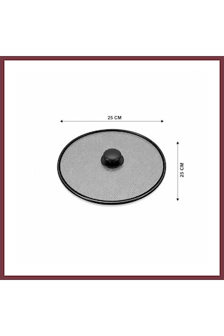 Storeşahin Yağ Sıçratmaz Tel Kapak Kulplu Metal Çerçeve 25 Cm Shn0720