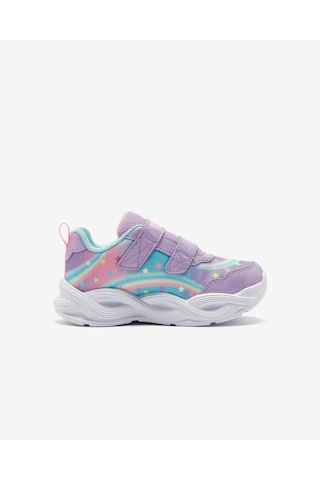 Skechers Twisty Glow Küçük Kız Çocuk Mor Spor Ayakkabı 303718n Lvmt Mor