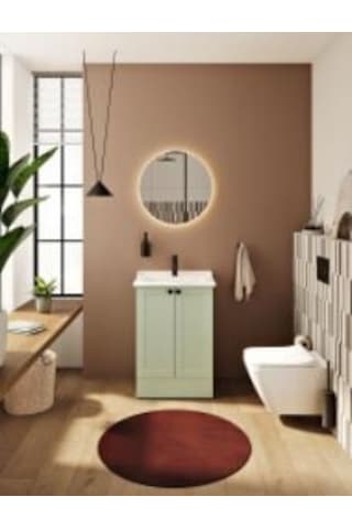 Vitra Integra Classic Etajerli Lavabo 7000b003-0001 Dikdörtgen - 60x46 Cm - Tek Armatür Delikli - Su Taşma Delikli - Beyaz Diğer