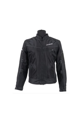 Venom Dynamıc Pro V2 Cordura Impactec Yeni Sezon Siyah 4 Mevsim Motosiklet Montu
