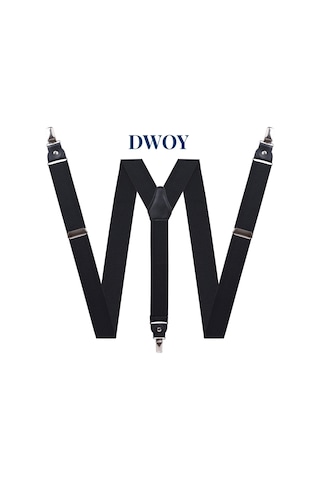 Dwoy Hakiki Deri Bağlantılı Erkek Pantolon Askısı