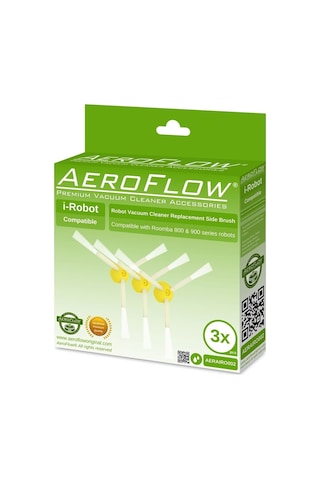 Aeroflow İrobot İle Uyumlu Roombaa 500/600/700/800/900 Serisi Süpürge Yan Fırça 3'lü Paket