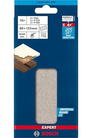 Parça Expert M480 Ağ Zımpara Seti Boyalı Ahşap Sert Ahşap 100x150 Mm Aksesuar Titreşimli Zımpara Makinesi