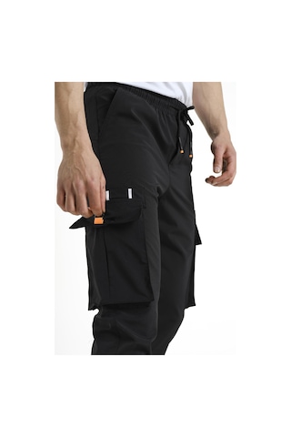 Oksit Pietro Slim Fit Kort Paraşüt Kargo Cepli Erkek Eşofman Alt KARIŞIK RENK Çok Renkli