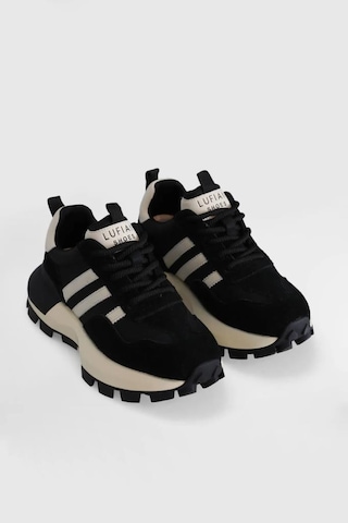 Lufian Lufıan Tatum Siyah Deri Kadın Sneaker 001