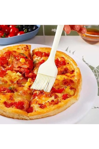 Promosyonca Kaliteli Silikon Yumurta Fırçası, 5 Farklı Renk Seçeneği Beyaz1
