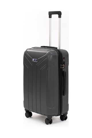 Petra Lüx Abs Orta Boy Valiz 65 Cm Antrasit
