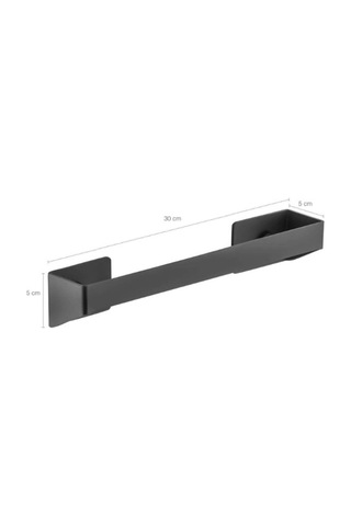Mavitrend Siyah Havlu Tutacağı Metal Havlu Askısı Mutfak Banyo Havluluk Metal Havluluk Siyah