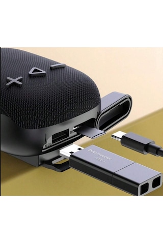 Xbyc 2727 Bluetooth Bağlantılı Hoparlör Su Geçirmez Şarjlı Bisiklet Motosiklet Hoparlörü Kırmızı Kırmızı