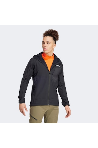 Adidas Terrex Xperior Erkek Siyah Koşu Ceket - Iw9443