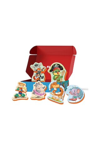 Puedo Puffy Puzzle Safari Animals