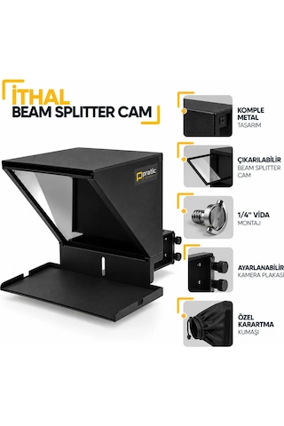 Pratic Tablet Prompter Tam Set Bluetooth Kumandalı Yerli Üretim Prompter