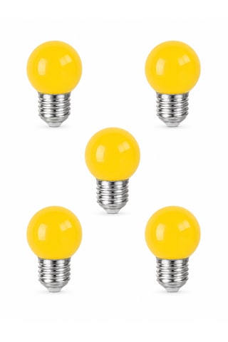 Bafra Lighting 1w Led Ampul, E27 Duy, Düşük Enerji Tüketimi Gece Lambası 5 Adet