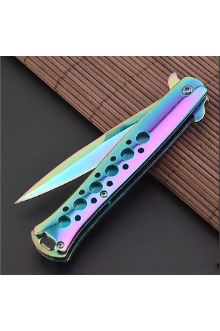Taşkafa Renkli Yunus Kamp Çakı 21 CM Çok Renkli