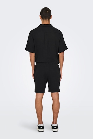 Only & Sons Only&sons Onstel-pas 0158 Shorts Siyah Erkek Şort Siyah