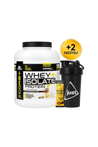 Mustang Nutrition Core+ Series Isolate Whey Protein Tozu 1800 Gr 60 Servis Muzlu Kurabiye + Shaker + Protein Kahve Hediyeli Muz