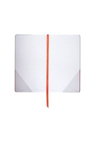 Jotzone Siyah-turuncu Large Çizgili Defter & Tükenmez Kalem Set Çok Renkli