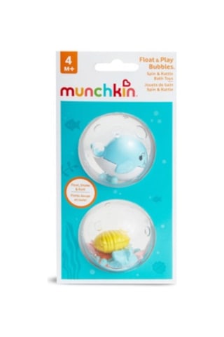 Munchkin Suda Batmayan Banyo Oyuncakları 2li Set Balina 4ay+