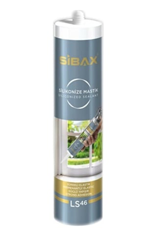 Sibax Silikonize Mastik - Silikon - Mastik - Beyaz