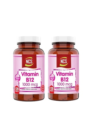 Ncs Vitamin B12 Metilkobalamin 1000mcg 240 Tablets + Hap Kutusu